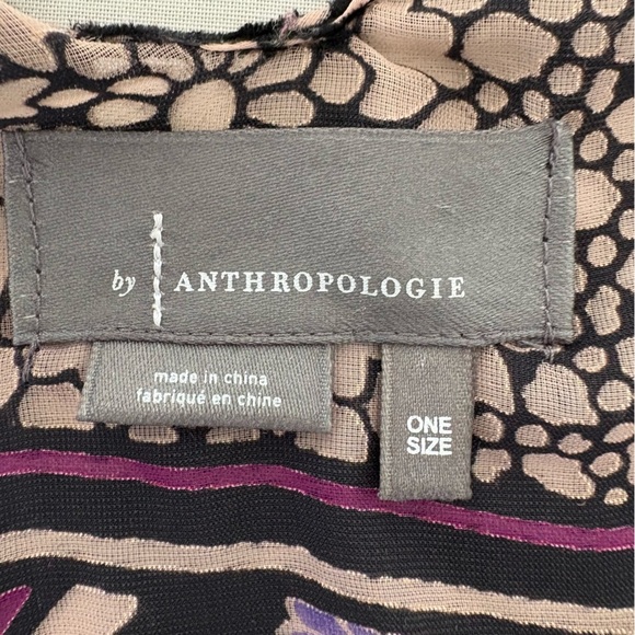 By Anthropologie Women’s One Size Sheer Burnout Kimono Bohemian Whimsigoth - Picture 14 of 16